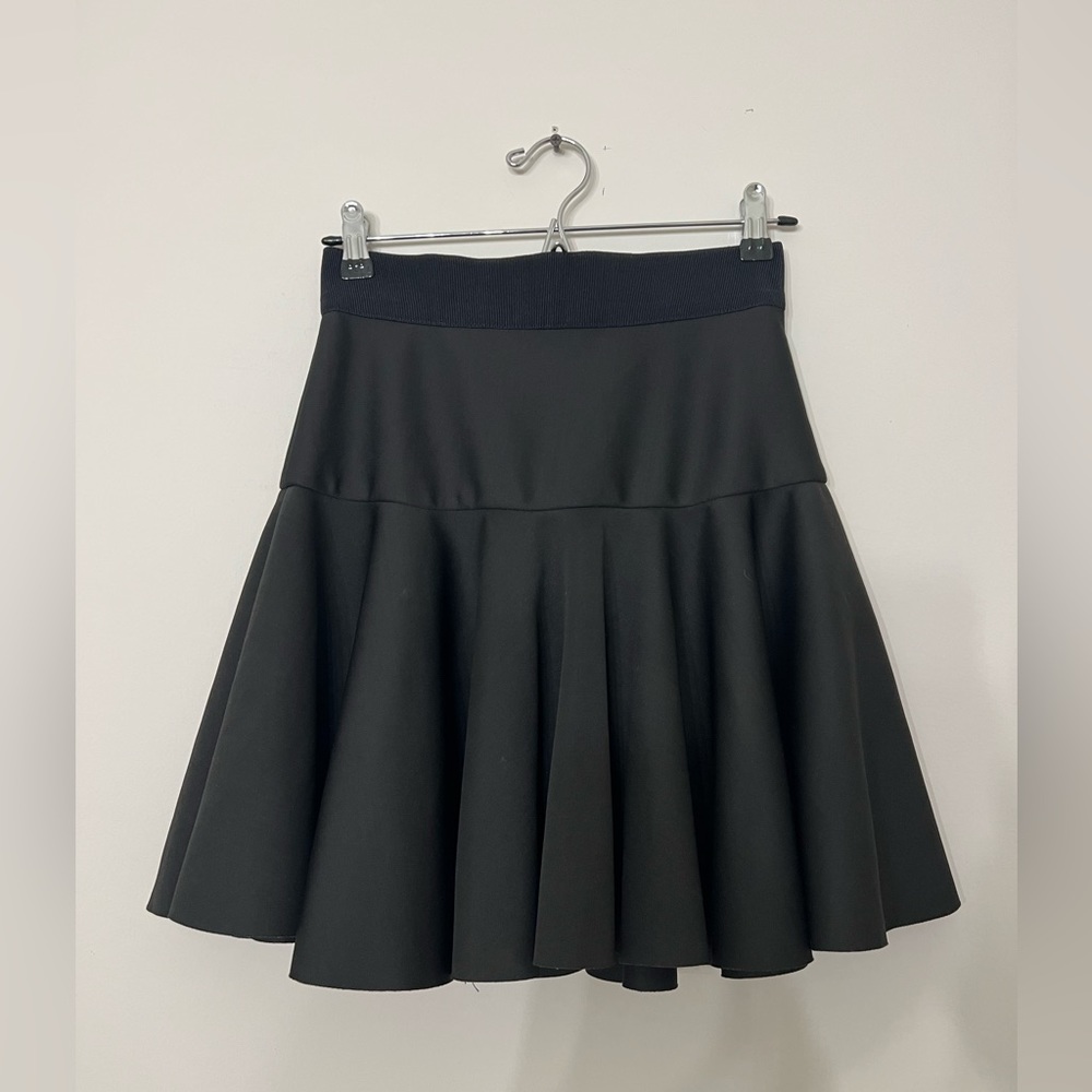 MILLY FIT AND FLARE SKIRT BLACK SIZE 2